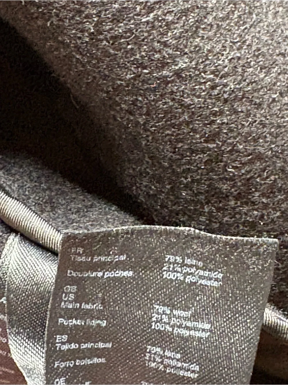 Maje Wool Blend Peacoat - Picture 4 of 5